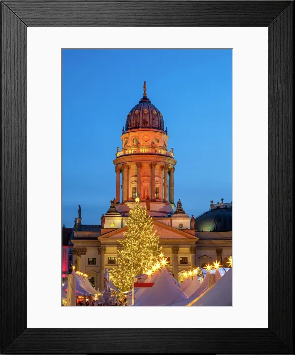 Framed Print : Christmas Market & the Deutscher Dom, Gendarmenmarkt, Berlin, Germany Framed Print : Christmas Market & the Deutscher Dom, Gendarmenmarkt, Berlin, Germany