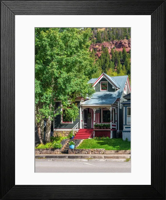 Framed Print : USA, Colorado, Telluride, West Colorado Avenue Framed Print : USA, Colorado, Telluride, West Colorado Avenue