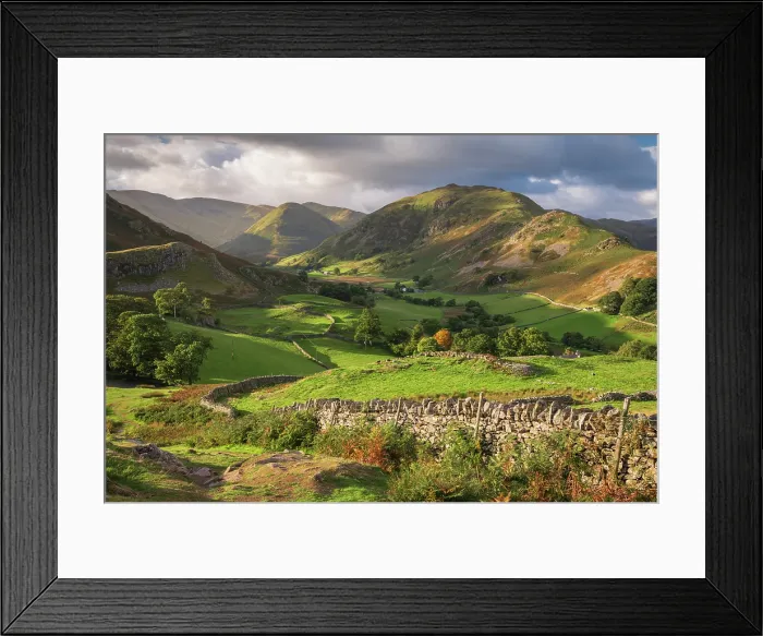 Framed Print : The Martindale valley in the Lake District National Park, Cumbria, England
