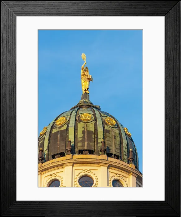 Framed Print : Franzosischer Dom, Gendarmenmarkt, Berlin, Germany