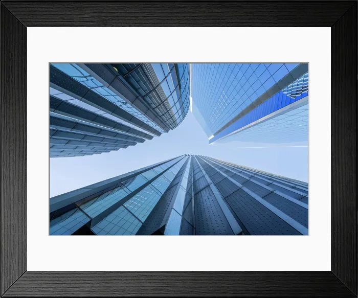 Framed Print : City of London architecture, London, England Framed Print : City of London architecture, London, England