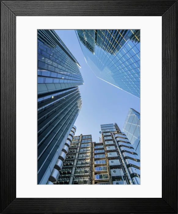 Framed Print : City of London architecture, London, England Framed Print : City of London architecture, London, England