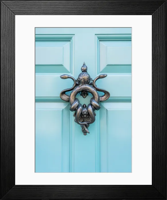 Framed Print : Door, London, England