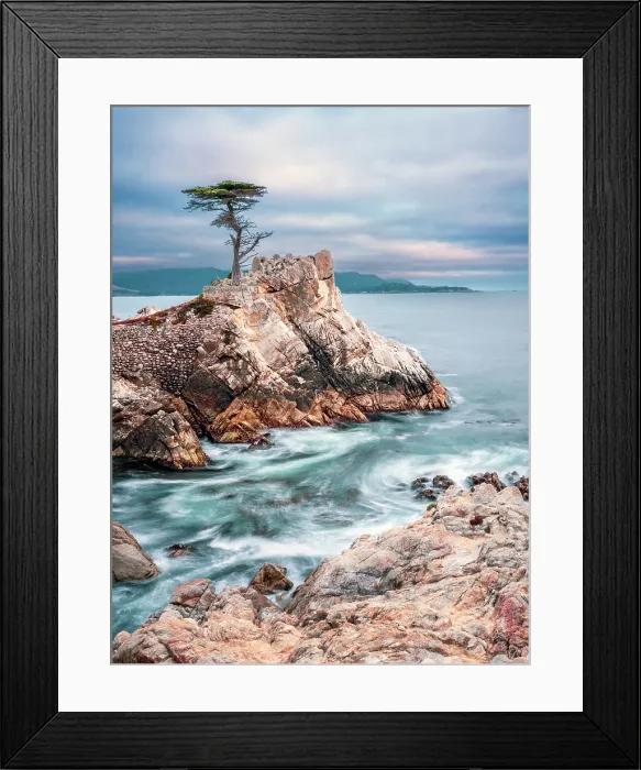 Framed Print : Lone Cypress, Pebble Beach, Monterey Peninsula, California, USA Framed Print : Lone Cypress, Pebble Beach, Monterey Peninsula, California, USA