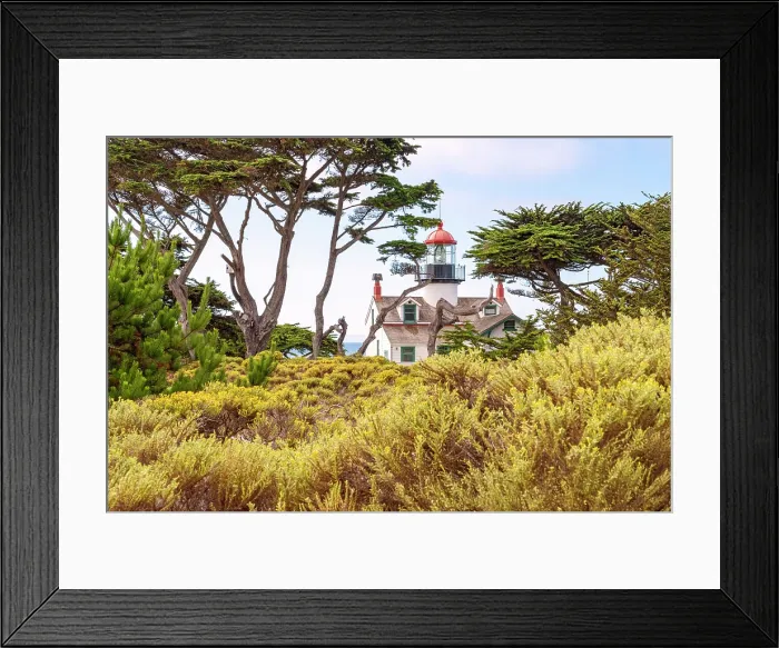 Framed Print : Point Pinos Lighthouse - the oldest continuously operating lighthouse on the West Coast, Pacific Grove, Monterey Bay, California, USA Framed Print : Point Pinos Lighthouse - the oldest continuously operating lighthouse on the West Coast, Pacific Grove, Monterey Bay, California, USA