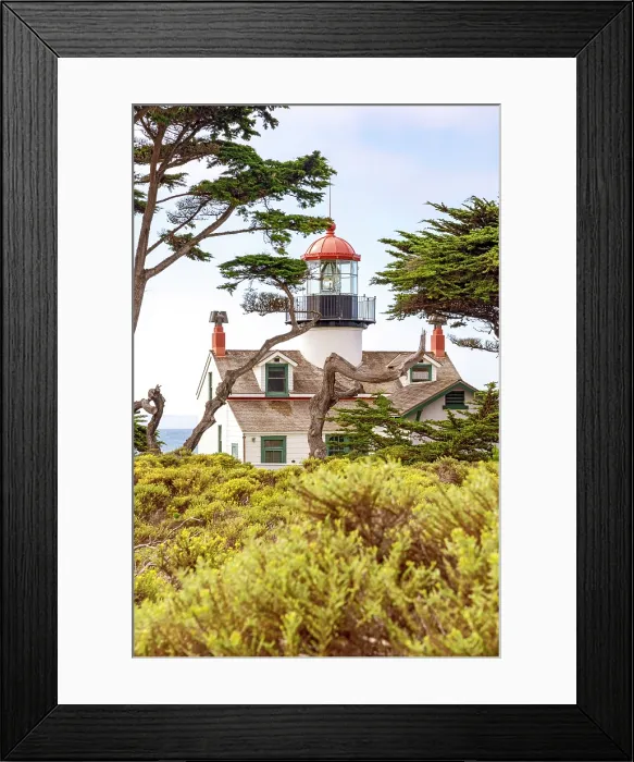 Framed Print : Point Pinos Lighthouse - the oldest continuously operating lighthouse on the West Coast, Pacific Grove, Monterey Bay, California, USA Framed Print : Point Pinos Lighthouse - the oldest continuously operating lighthouse on the West Coast, Pacific Grove, Monterey Bay, California, USA