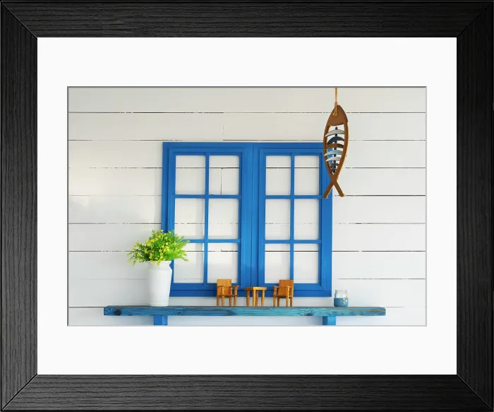 Framed Print : Greece, Dodecanese, Kos Island, Kefalos, typically decorated Greek restaurant Framed Print : Greece, Dodecanese, Kos Island, Kefalos, typically decorated Greek restaurant