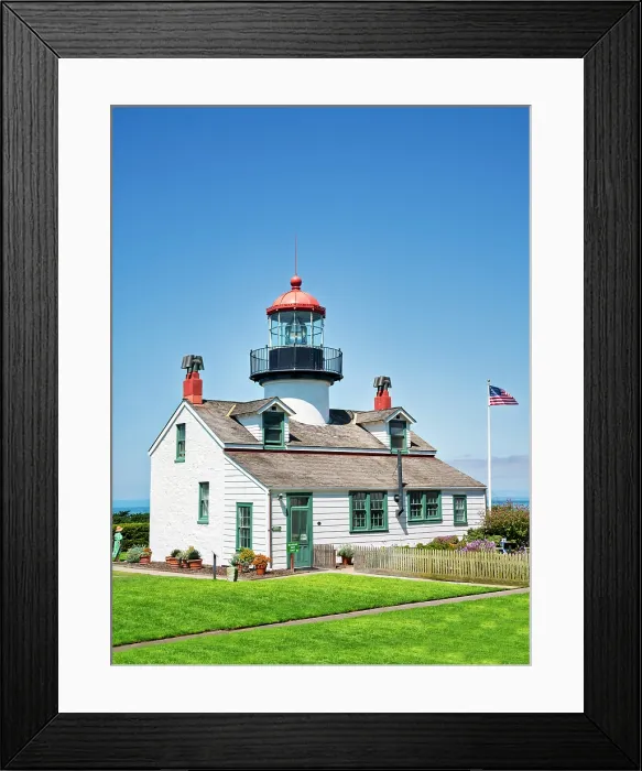 Framed Print : Point Pinos Lighthouse - the oldest continuously operating lighthouse on the West Coast, Pacific Grove, Monterey Bay, California, USA Framed Print : Point Pinos Lighthouse - the oldest continuously operating lighthouse on the West Coast, Pacific Grove, Monterey Bay, California, USA