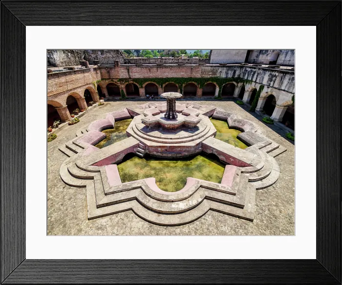 Framed Print : Church and Convent of La Merced, cloister elevated view, Antigua Guatemala, Sacatepequez Department, Guatemala Framed Print : Church and Convent of La Merced, cloister elevated view, Antigua Guatemala, Sacatepequez Department, Guatemala