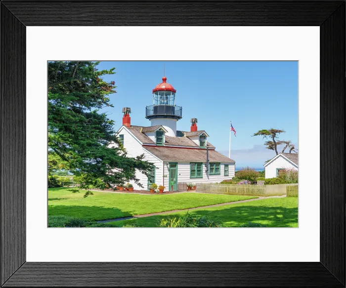 Framed Print : Point Pinos Lighthouse - the oldest continuously operating lighthouse on the West Coast, Pacific Grove, Monterey Bay, California, USA Framed Print : Point Pinos Lighthouse - the oldest continuously operating lighthouse on the West Coast, Pacific Grove, Monterey Bay, California, USA