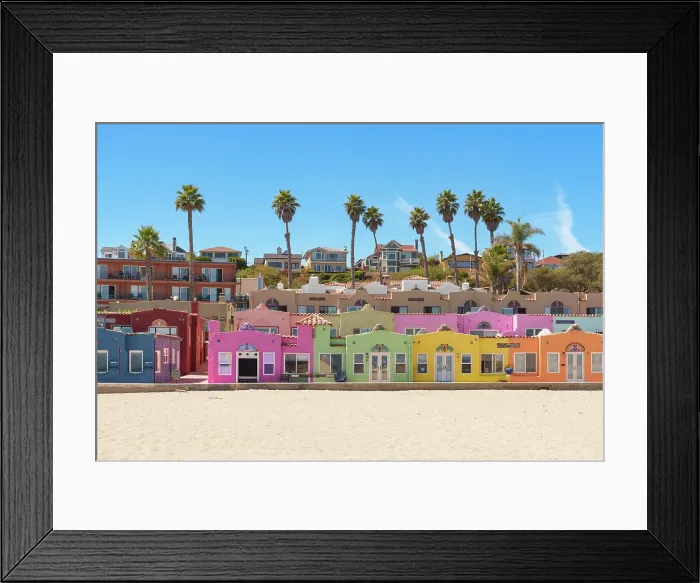 Framed Print : Capitola Village by the Beach Capitola California United States of America, USA Framed Print : Capitola Village by the Beach Capitola California United States of America, USA
