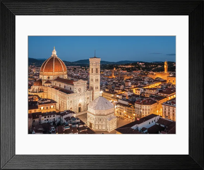 Framed Print : Aerial view of the Cathedral of Santa Maria del Fiore. Florence, Tuscany, Italy Framed Print : Aerial view of the Cathedral of Santa Maria del Fiore. Florence, Tuscany, Italy