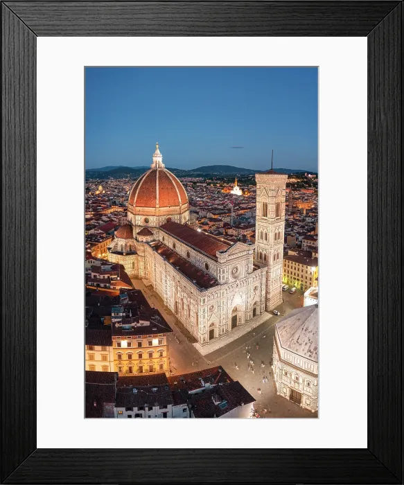 Framed Print : Aerial view of the Cathedral of Santa Maria del Fiore. Florence, Tuscany, Italy Framed Print : Aerial view of the Cathedral of Santa Maria del Fiore. Florence, Tuscany, Italy