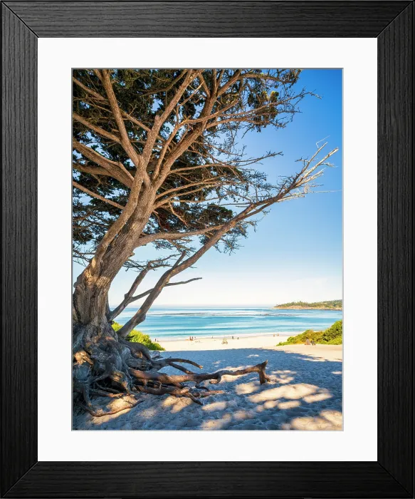 Framed Print : Beach at Carmel-by-the-Sea, Monterey Bay, California, USA Framed Print : Beach at Carmel-by-the-Sea, Monterey Bay, California, USA