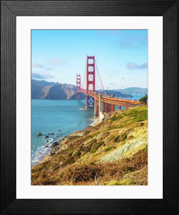 Framed Print : Golden Gate Bridge, San Francisco, California, USA Framed Print : Golden Gate Bridge, San Francisco, California, USA