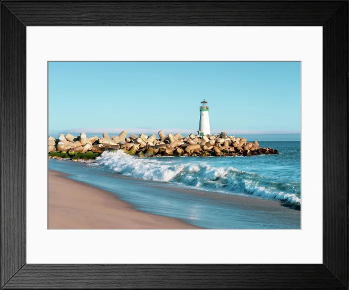 Framed Print : Walton Lighthouse, Santa Cruz, California, USA Framed Print : Walton Lighthouse, Santa Cruz, California, USA