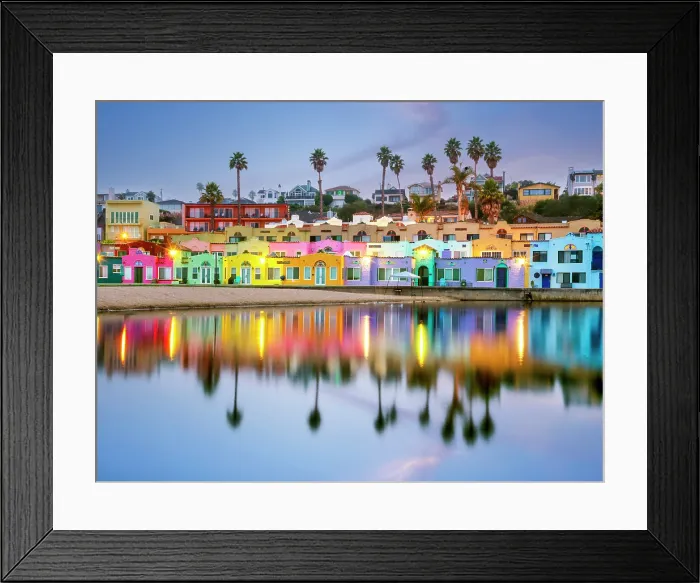 Framed Print : Capitola Village by the Beach Capitola, California, USA Framed Print : Capitola Village by the Beach Capitola, California, USA