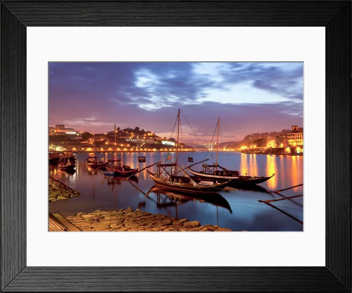 Framed Print : Europe, Portugal, Porto, Douro, Rabelo boats used to transport barrels of port wine down the Douro Framed Print : Europe, Portugal, Porto, Douro, Rabelo boats used to transport barrels of port wine down the Douro
