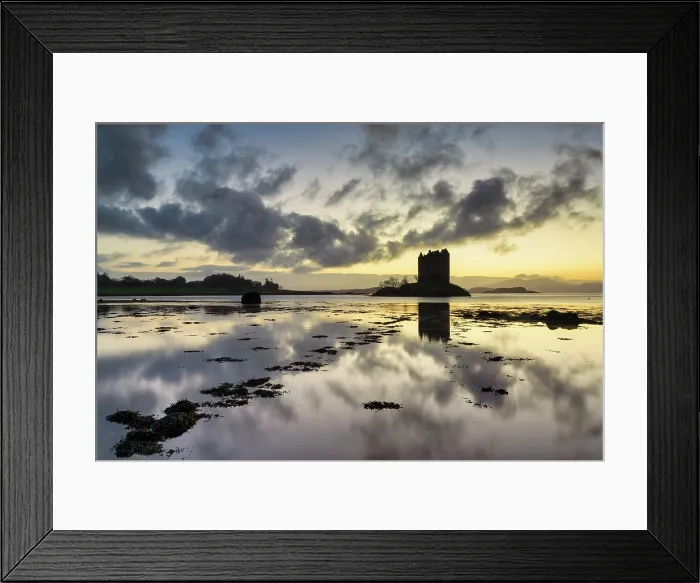 Framed Print : Castle Stalker on Loch Linnhe, Appin, Argyll & Bute, Scotland Framed Print : Castle Stalker on Loch Linnhe, Appin, Argyll & Bute, Scotland