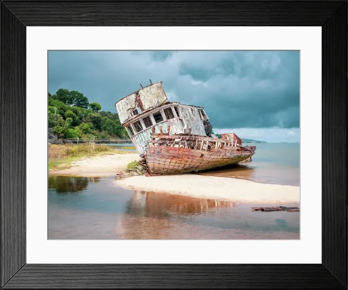 Framed Print : Ship Wreck, Point Reyes National Seashore, Pacific Coast of Marin County Inverness, California, USA Framed Print : Ship Wreck, Point Reyes National Seashore, Pacific Coast of Marin County Inverness, California, USA