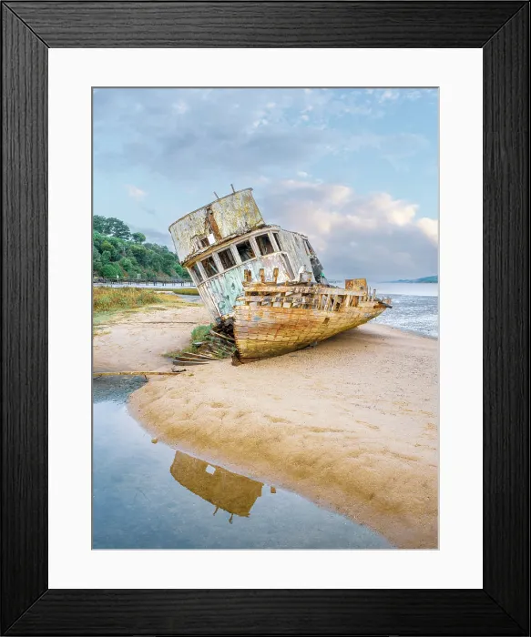 Framed Print : Ship Wreck, Point Reyes National Seashore, Pacific Coast of Marin County Inverness, California, USA Framed Print : Ship Wreck, Point Reyes National Seashore, Pacific Coast of Marin County Inverness, California, USA