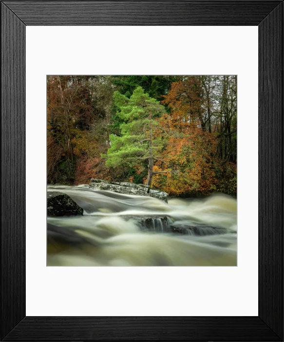 Framed Print : Falls of Dochart in Autumn, Killin, Perthshire, Scotland