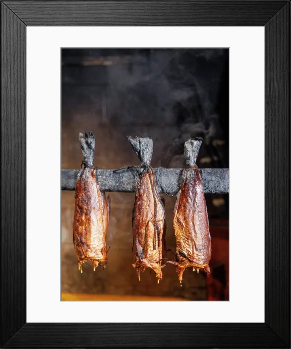 Framed Print : Arbroath smokies, Arbroath Fisheries, Arbroath, Scotland, UK
