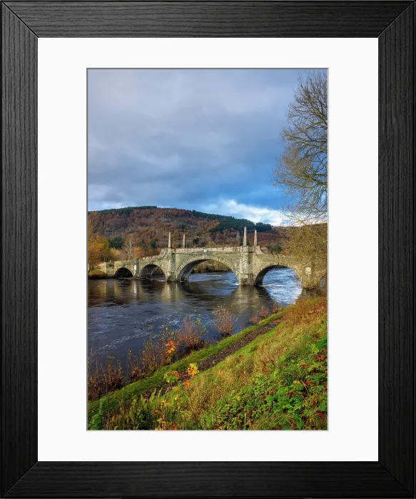 Framed Print : Wades Bridge, crossing the River Tay, Aberfeldy, Perth and Kinross, Scotland, UK Framed Print : Wades Bridge, crossing the River Tay, Aberfeldy, Perth and Kinross, Scotland, UK