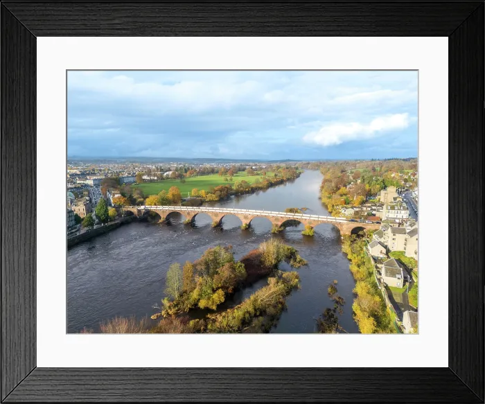 Framed Print : Perth bridge and the River Tay, Perth, Perthshire, Scotland, UK Framed Print : Perth bridge and the River Tay, Perth, Perthshire, Scotland, UK