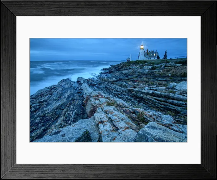 Framed Print : USA, New England, Maine, Lincoln County, Bristol, Pemaquid Point Light Framed Print : USA, New England, Maine, Lincoln County, Bristol, Pemaquid Point Light
