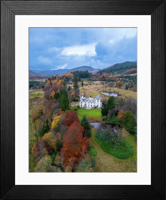 Framed Print : Dalnaglar Castle, Blairgowrie, Perthshire, Scotland, UK Framed Print : Dalnaglar Castle, Blairgowrie, Perthshire, Scotland, UK