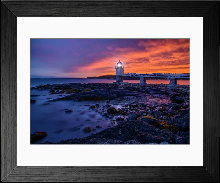 Framed Print : USA, New England, Maine, Port Clyde, Marshall Point Light Station Framed Print : USA, New England, Maine, Port Clyde, Marshall Point Light Station