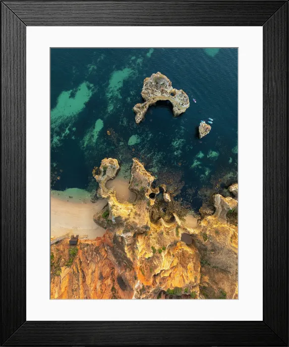Framed Print : Portugal, Algarve, Lagoa, Praia do Camilo Framed Print : Portugal, Algarve, Lagoa, Praia do Camilo