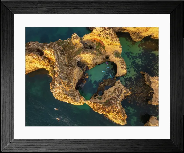 Framed Print : Portugal, Algarve, Lagos, Ponta da Piedade Framed Print : Portugal, Algarve, Lagos, Ponta da Piedade