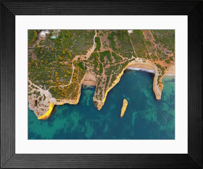 Framed Print : Portugal, Algarve, Lagoa, Praia da Albandeira
