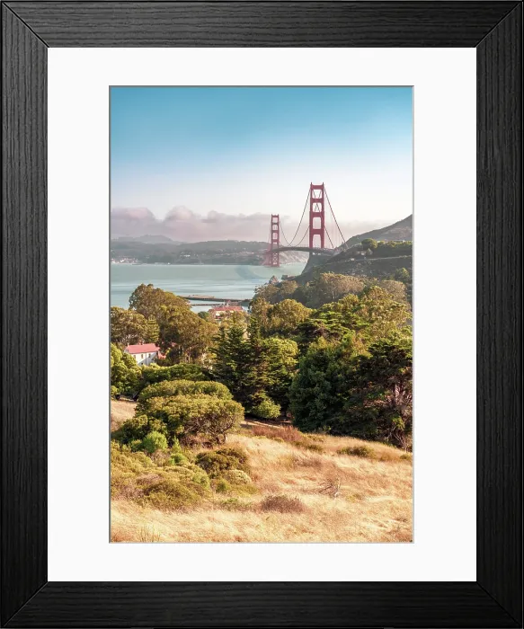 Framed Print : Marine Headlands, Golden Gate Bridge, San Francisco, California, USA Framed Print : Marine Headlands, Golden Gate Bridge, San Francisco, California, USA