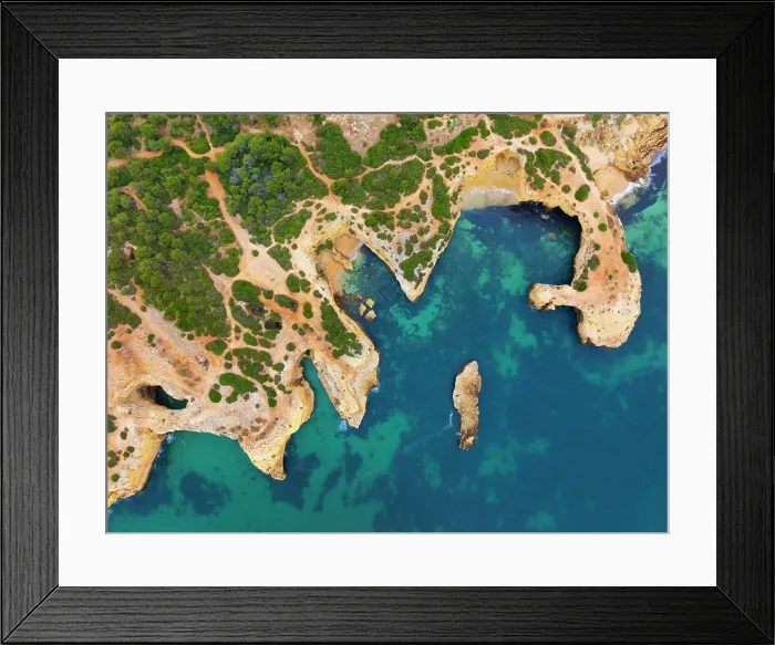 Framed Print : Portugal, Algarve, Lagoa, Praia da Albandeira