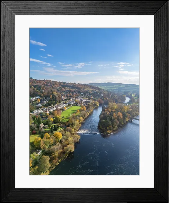 Framed Print : Perth and the River Tay, Perth, Perthshire, Scotland, UK