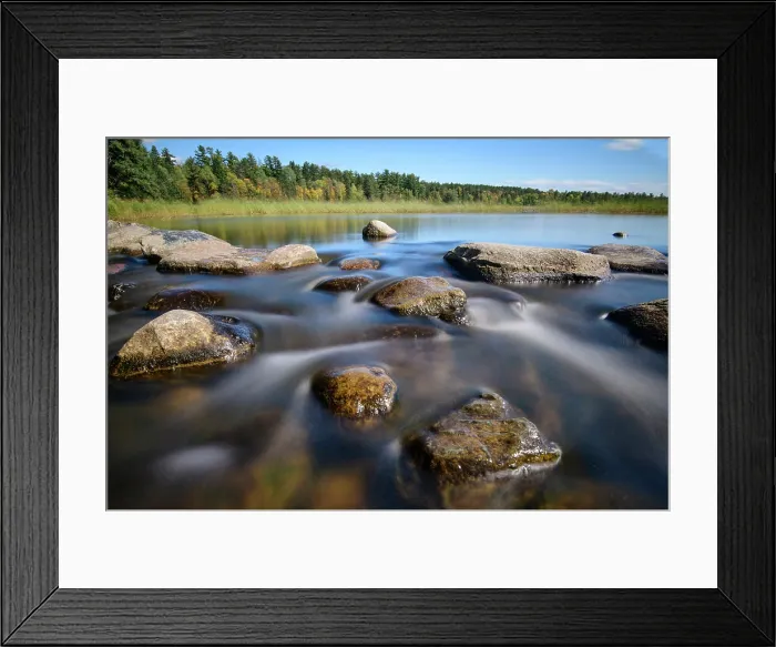 Framed Print : USA, Minnesota, Itasca State Park, Mississippi Headwaters