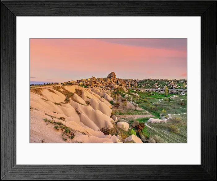 Framed Print : Rock formations at sunset, Uchisar, Cappadocia, Nevsehir Province, Central Anatolia, Turkey Framed Print : Rock formations at sunset, Uchisar, Cappadocia, Nevsehir Province, Central Anatolia, Turkey