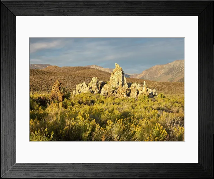 Framed Print : Tufa Towers near Mono Lake in California, USA. Summer (August) 2025 Framed Print : Tufa Towers near Mono Lake in California, USA. Summer (August) 2025