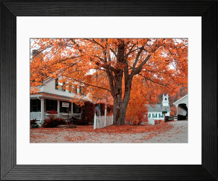 Framed Print : USA, New England, New Hampshire, Coos County, Upper Ammonoosuc River, Stark, Stark Inn Framed Print : USA, New England, New Hampshire, Coos County, Upper Ammonoosuc River, Stark, Stark Inn