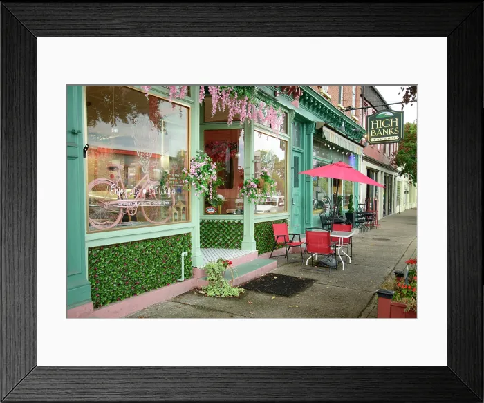 Framed Print : USA, Upstate New York, Mt. Morris, High Banks Tavern Framed Print : USA, Upstate New York, Mt. Morris, High Banks Tavern