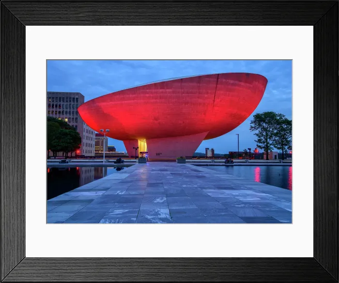 Framed Print : USA, New York, Upstate, Albany, The Egg Framed Print : USA, New York, Upstate, Albany, The Egg