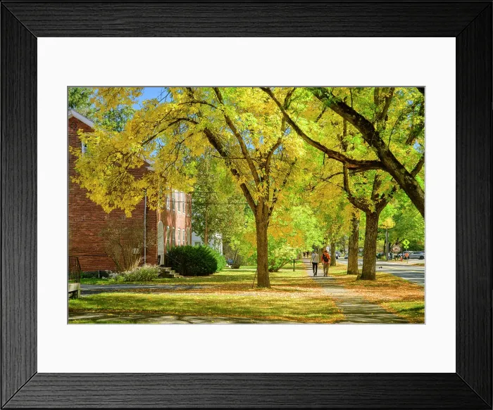 Framed Print : USA, New England, Vermont, Windsor County, Woodstock