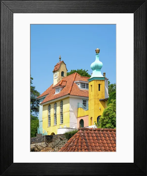 Framed Print : Portmeirion Village, Gwynedd, Wales Framed Print : Portmeirion Village, Gwynedd, Wales