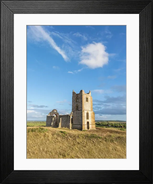 Framed Print : St Michael's Church, Burrow Mump, Somerset, England. England, UK Framed Print : St Michael's Church, Burrow Mump, Somerset, England. England, UK