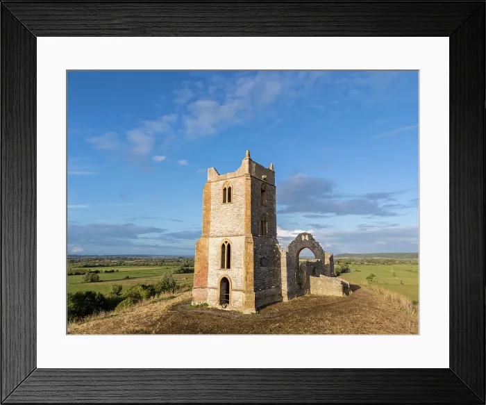 Framed Print : St Michael's Church, Burrow Mump, Somerset, England. England, UK Framed Print : St Michael's Church, Burrow Mump, Somerset, England. England, UK