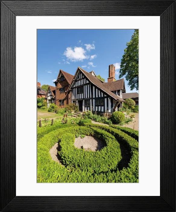 Framed Print : Selly Manor, Bournville, Birmingham, England, UK