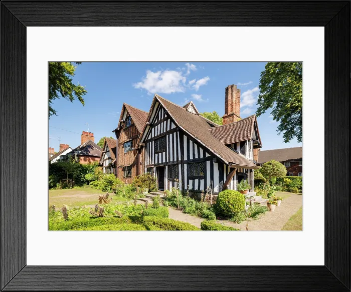 Framed Print : Selly Manor, Bournville, Birmingham, England, UK Framed Print : Selly Manor, Bournville, Birmingham, England, UK